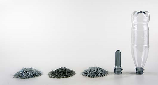 rPET bottle production's thumb
